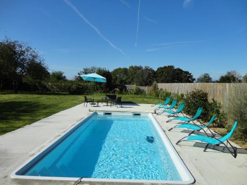 Cricqueville-en-Bessin Casa | Les Grandes Landes - Piscine privée - Grand jardin