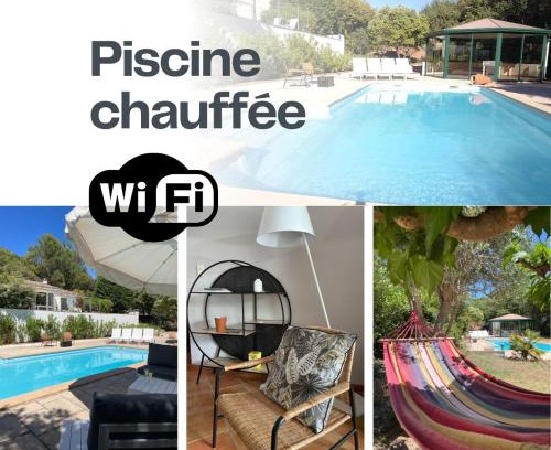 Moissac-Bellevue Casa | Les Iris Villa Piscine chauffée 6 pers