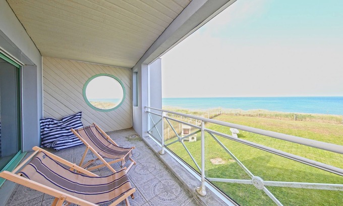 Saint-Germain-sur-Ay Casa | Les Mouettes - Maison vue mer