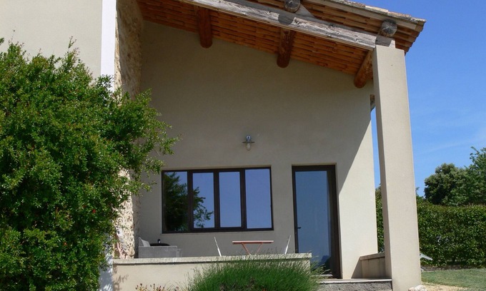 Vinsobres Casa | Les Pré-Alpes, apartamento con piscina en viñedo en funcionamiento en Drome provenzal