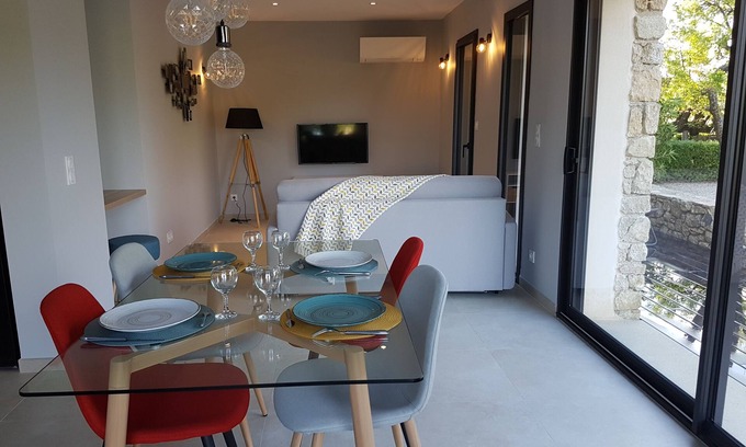 Vaison-la-Romaine Casa | Verbena cabaña 2/4 personas en Provenza