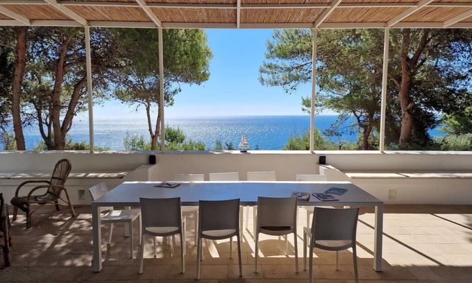 Castro Marina Villa | Lifunni: Stunning Clif Villa in Salento, Pool, Direct Sea Access, 14pax