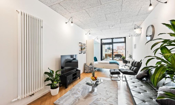 Neckarstadt-West Apartamento | Lit Living - Luxus Loft - Box Spring - Air Con - BBQ - Panorama
