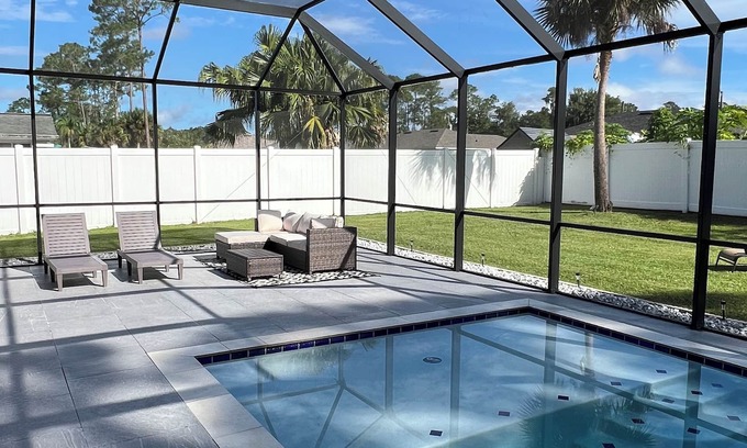 Palm Coast Casa | 🌴Little Paradise 🌴w/heated pool in PALM COAST Florida