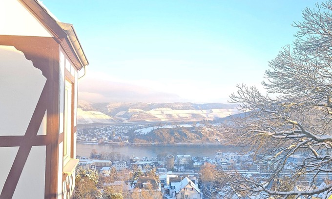 Boppard Apartamento | Little Rhine View Château (EG) : Apartment with view of the largest Rhine bend