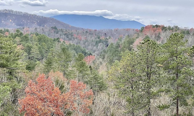 Sevierville Villa | Little Smoky Dream (2 Bedroom, new small appliances, new hot tub and much more!)