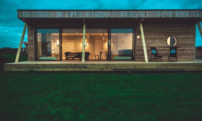 John O'Groats Casa | Lodge 16 - 3 camas con vistas al mar - un juan o'groat con capacidad para 6 personas en 3 habitaciones