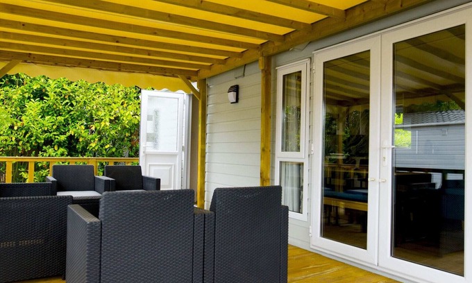 Udenhout Chalet De Esquí | Lodge en Duinhoeve cerca de Dunas & Parque