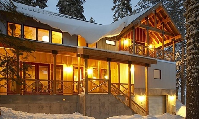 Serene Lakes Casa | Lodgepole Pine House una vacaciones Ecológicamente Diseñado Inicio