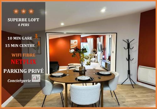 Sainte-Anne - Faubourg Noyon Apartamento | Loft O'Chalet - 10 min GARE - PARKING PRIVÉ