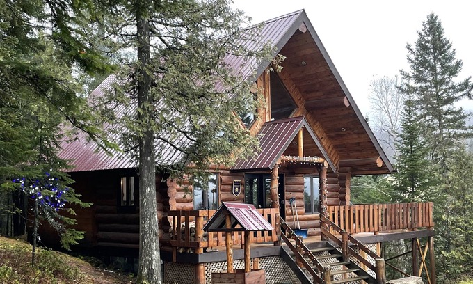 Saint-Michel-des-Saints Cabina | Log cabin in forest in Saint-michel-des-saints