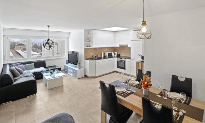 Villarsel-sur-Marly Apartamento | Logement cosy avec parking couvert gratuit