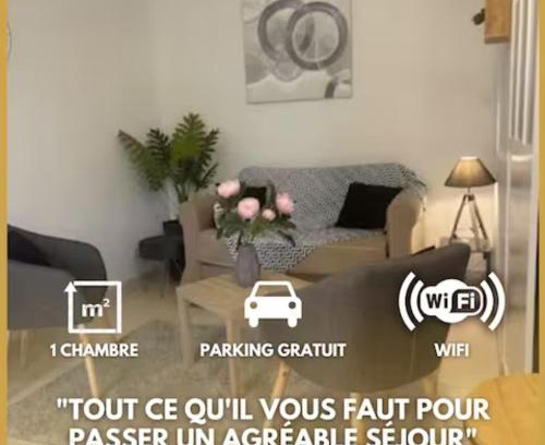 La Madeleine Apartamento | Loire & Sérénité *T2* + Parking