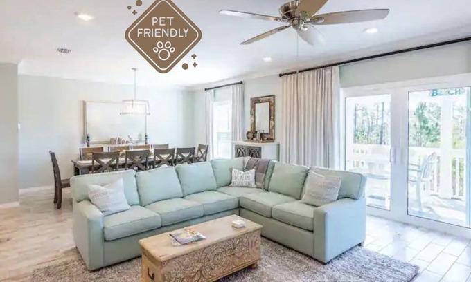 Ono Island Villa | Lost Key Resort: Beach, Pool, Golf, Gym, Pets OK, Opt Golf Cart, Side Yard