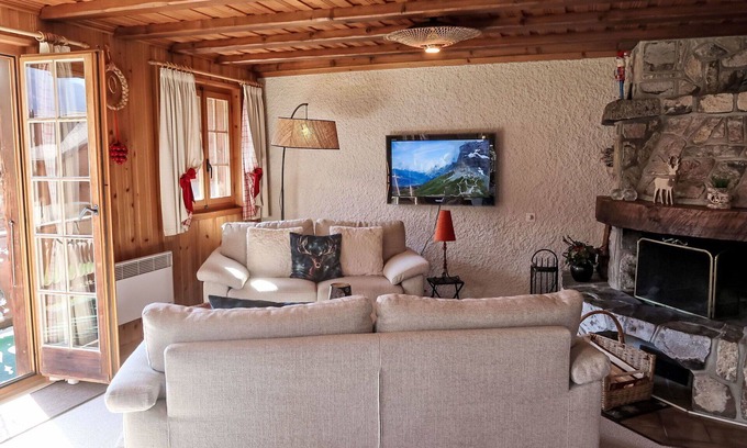 Ormont-Dessus Apartamento | Acogedor apartamento para 8 personas con WIFI, TV, balcón y vista panorámica