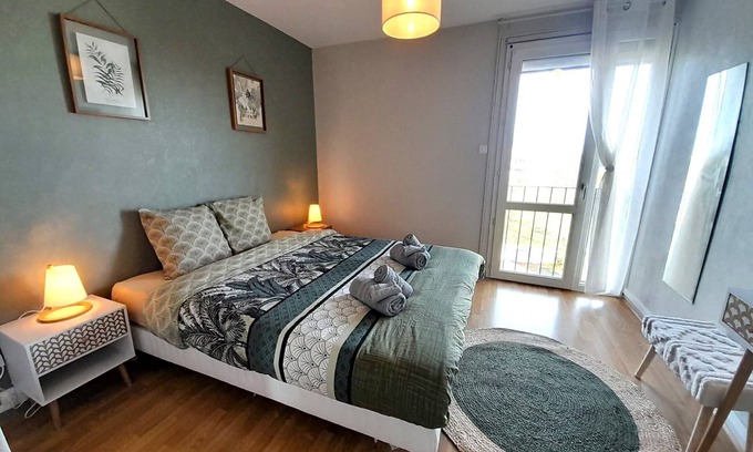 Chateauroux Apartamento | Lovely apartment-2 bedrooms-3 beds-wifi