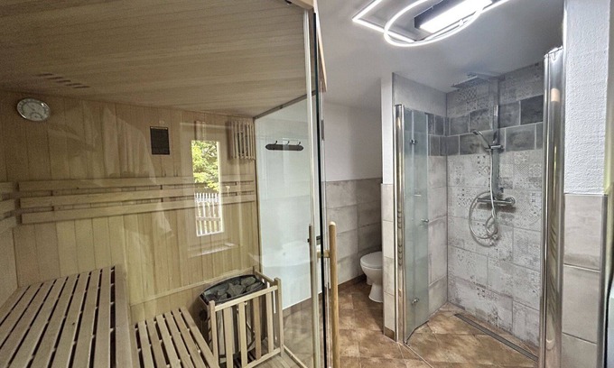 Grossschoenau Apartamento | Acogedor apartamento para 5 personas con WIFI, jacuzzi, TV, patio y mascotas permitida
