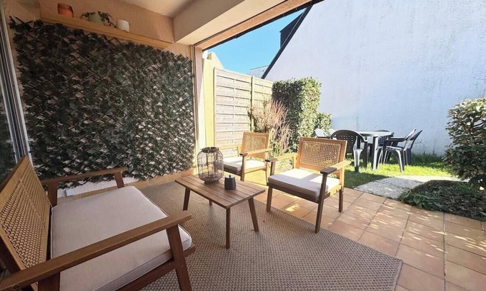 Morbihan Apartamento | Lovely T2 - Terrasse & jardin - 50m des plages