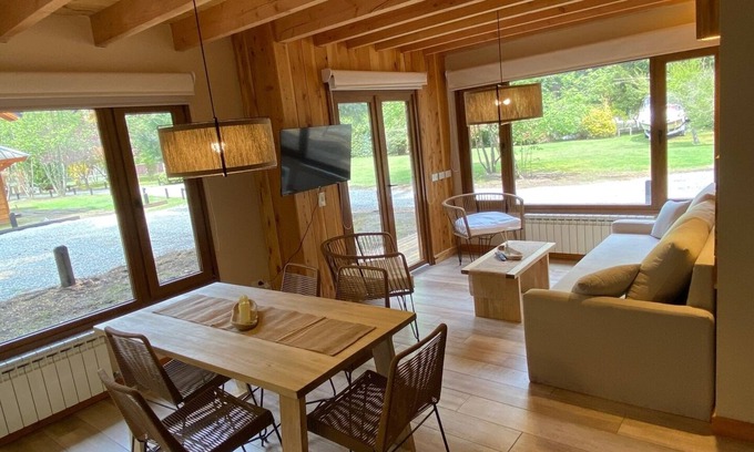 Puerto Manzano Cabina | Cabaña Lupinos - Remanso del Bosque