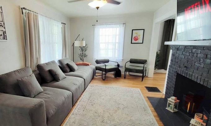 South Bend Casa | Lux Home Near Downtown & Notre Dame with Fire-pit