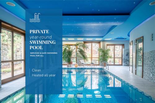 Wilkanowo Villa | LUX VILLA Swimming pool-Tennis court-Home cinema