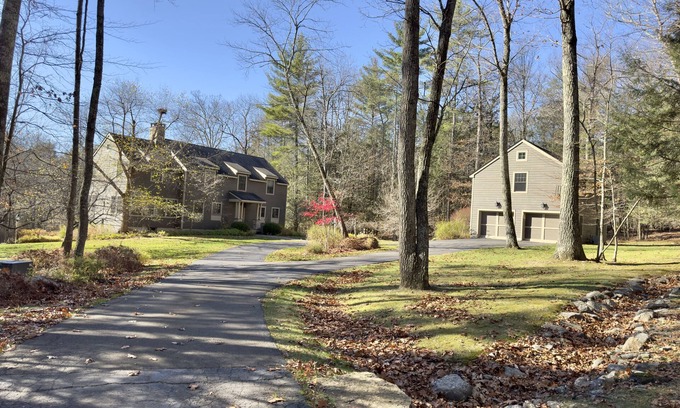Town of Marbletown Casa | Luxe Hudson Valley getaway with pool, sauna, and double porch