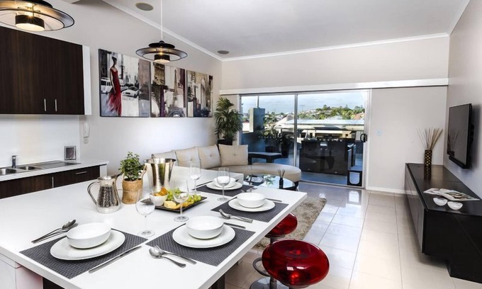 New Farm Apartamento | Uno de los dos, apartamento boutique en el último piso con terraza exterior.