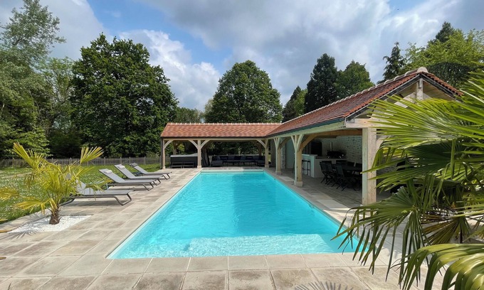 Bourdonne Villa | Longère con encanto reformado piscina climatizada bosque Rambouillet 60 km París