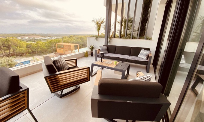 Lo Rufete Apartamento | Luxurous appartment with stunning views of the golfcourse and sea