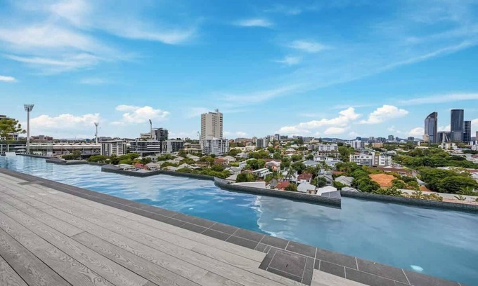 Kangaroo Point Apartamento | Luxury 3BR | Gabba, Pool & Gym