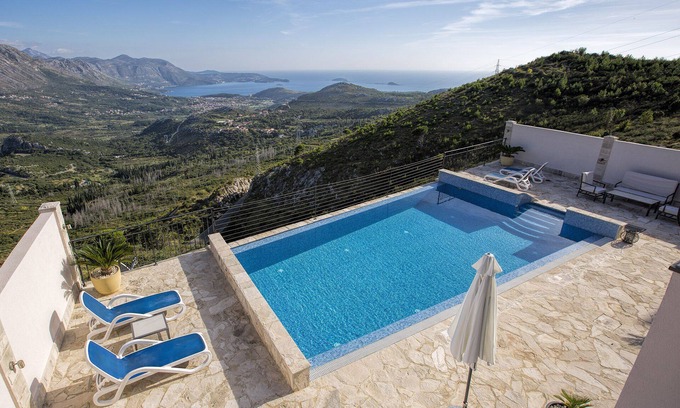 Ravno Apartamento | Luxury Apartment Goja with heated infinity pool and Jacuzzi- near Dubrovnik