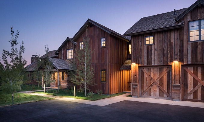 Teton Village Casa | Cabaña de lujo en Teton Village con vistas a las pistas de esquí.