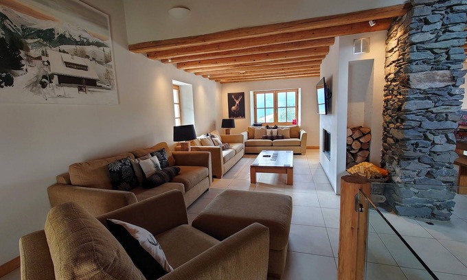 La Roche Chalet De Esquí | Chalet de lujo 150M a la pista / restaurante / tienda de esquí-