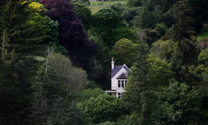 Oban Casa | Lujoso-Casa-Baño privado con bañera-Vista al bosque-Home Farm