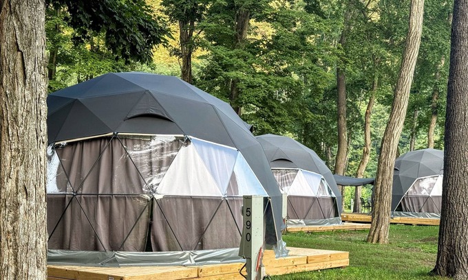 Gilboa Cabina | Luxury Dome Glamping in the Heart of the Catskills