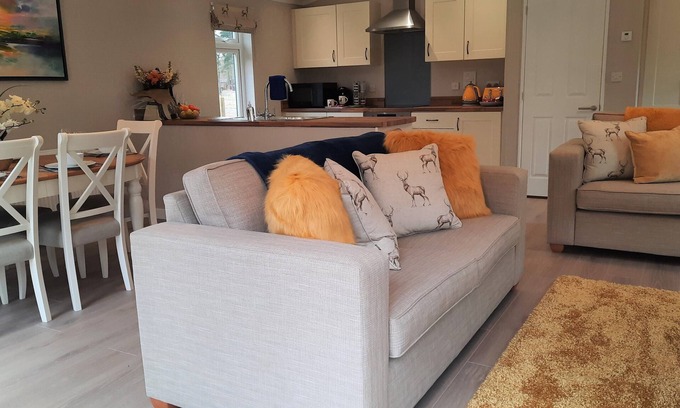 Ryther Apartamento | Lujoso-Lodge-With Hot Tub-Vista al bosque-Baño privado con ducha