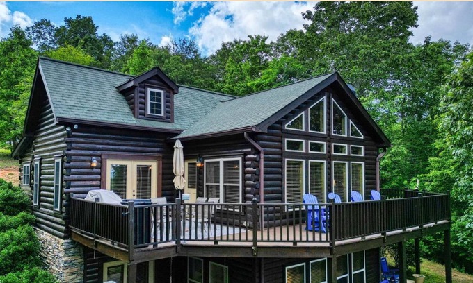 Hayesville Cabina | Refugio de cabaña de lujo cerca del lago Chatuge