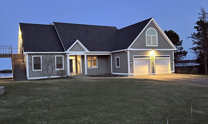 Jonesport Casa | Luxury Oceanfront Home + Loft in Maine - Private, Beach, Oceanfront