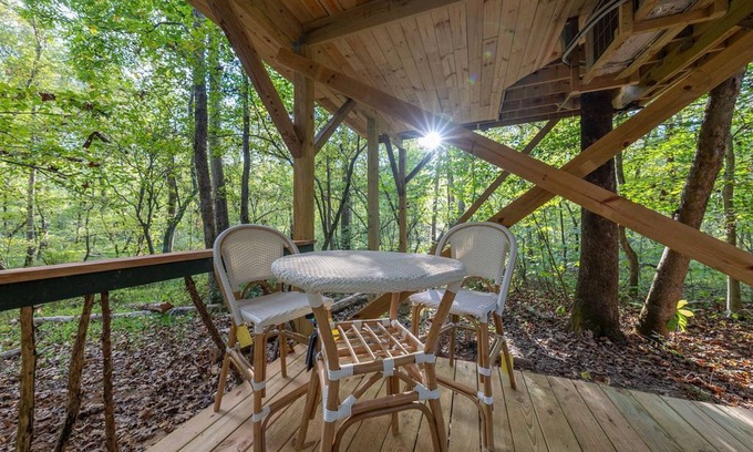 Palmyra Cabina | Luxury, Secluded Treehouse on the Rivanna River