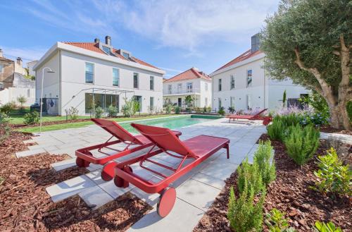 Paco De Arcos Villa | Luxury Villa by the Sea w Salty Pool, by TimeCooler