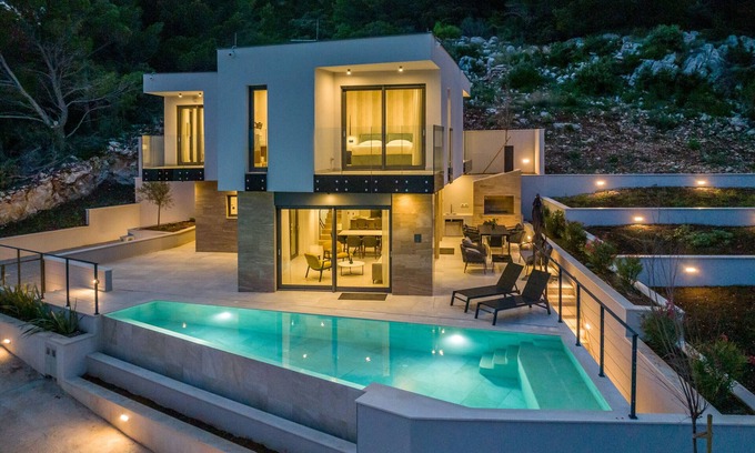 Orebic Villa | Luxury Villa Luce, direkt am Strand