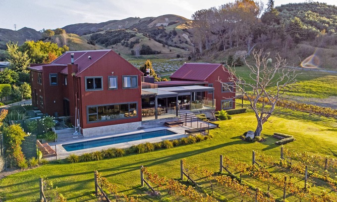 Eskdale Cabina | Vineyard Lodge de lujo en Hawkes Bay