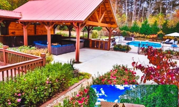 Morganton Cabina | Luxury w/Heated Pool, XL Hot-Tub & Deluxe Outdoors