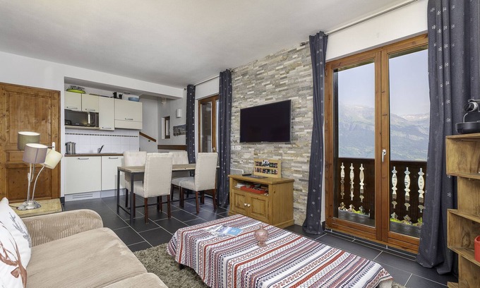 Combloux Casa | Dúplex-Baño privado con bañera-Balcón-Vue Mont-Blanc - AW 403
