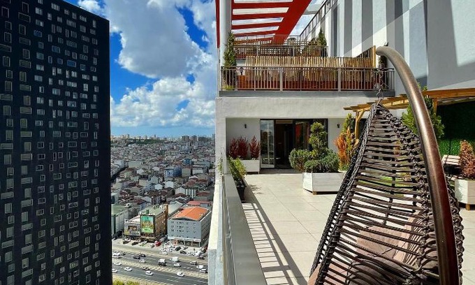 Mahmutbey Apartamento | Luxury ZmZm terrace
