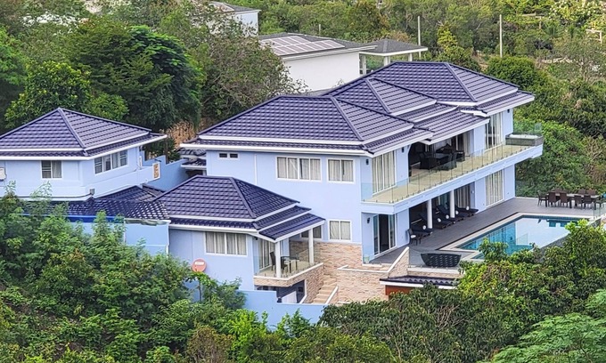 Choeng Mon Villa | Villa de lujo para varias familias, fantásticas vistas al mar, 6 habitaciones, piscina, cine y spa