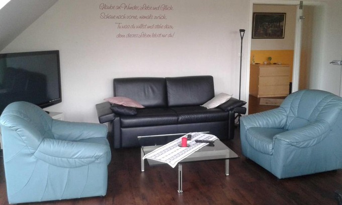 Kollmar Apartamento | Luxuswohnung, 90 qm, Balkon, beste Lage in Kollmar