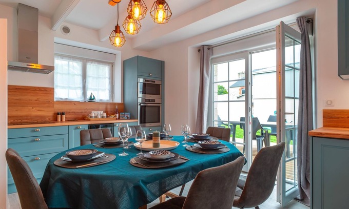 Plomodiern Casa | Ma Kalon - Maison pour 8 avec parking