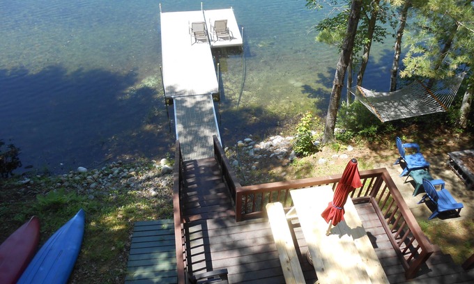 Kennebec Cabina | MAGICAL 99 yr. old Mayflower Lodge Waterfront Cabin Silver Lake, Swim SUNSETS