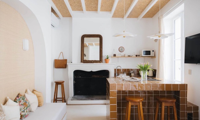 Saint-Seurin-de-Cadourne Apartamento | Studio 2-Estudio-Baño privado con bañera-Lujoso